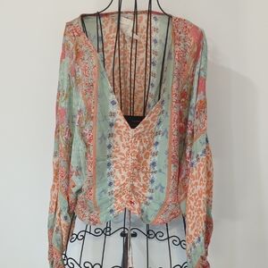 Chic Multicolor Boho Blouse Z & L